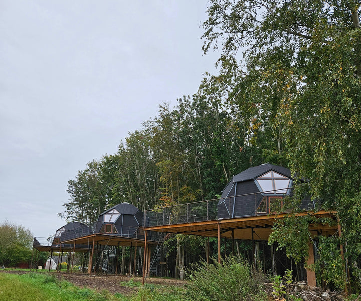 Glamping cabins from Møllegårdens Trætophytter Glamping cabins from Møllegårdens Trætophytter